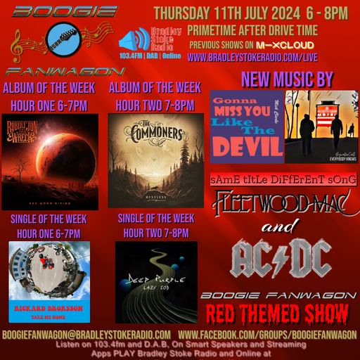 Boogie Fanwagon 11th July 2024.