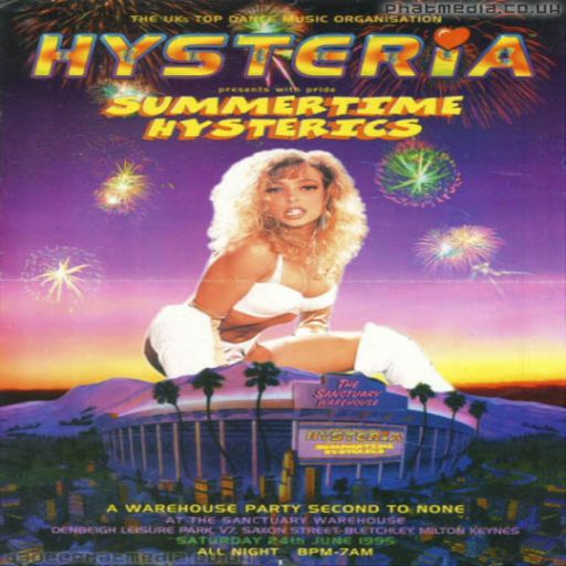 DJ Brockie - Hysteria 8 'Summertime Hysterics' - Sanctuary, MK - 24.6.95