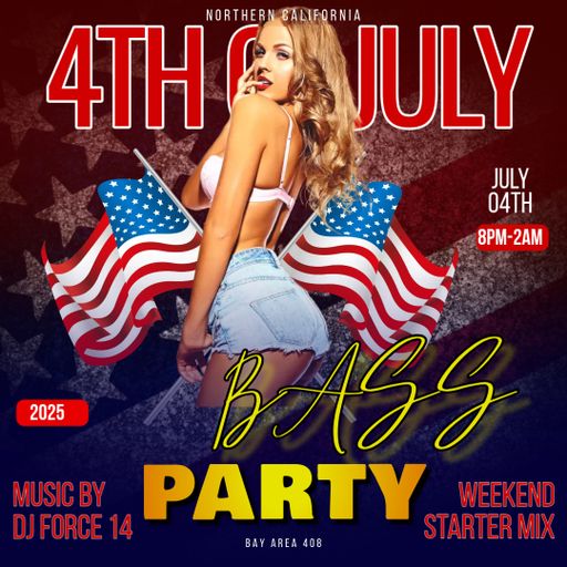 *DJ FORCE 14**4TH OF JULY WEEKEND STARTER GHETTO BASS MIX**2025**BAY AREA**NorCal**408*