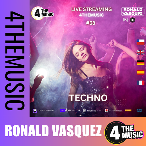 Ronald Vasquez on 4TheMusic - Show #58 - TECHNO