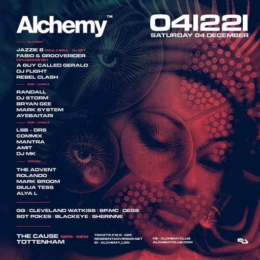 The Advent at "Alchemy Closing Party" @ The Cause (London - UK) - 4 December 2021