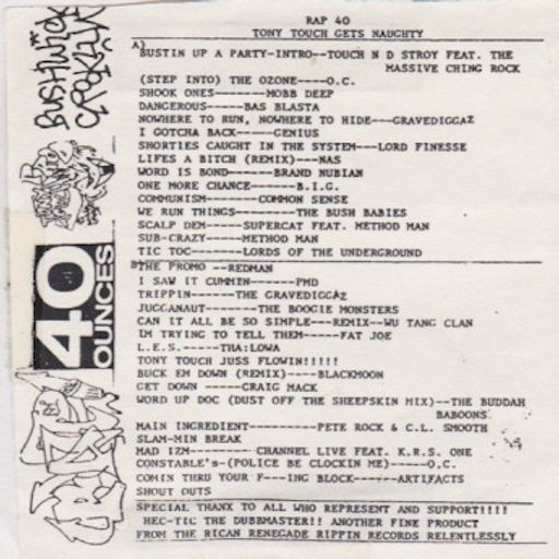 Tony Touch - Hip Hop #40 (1994)