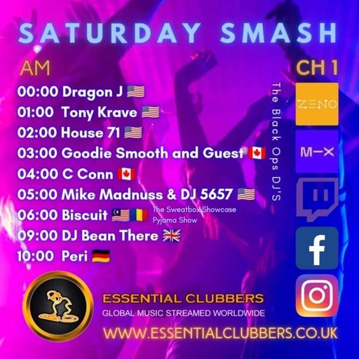 Biscuit- Saturday Pajama Show- Live on Essential Clubbers Radio 8.10.2022