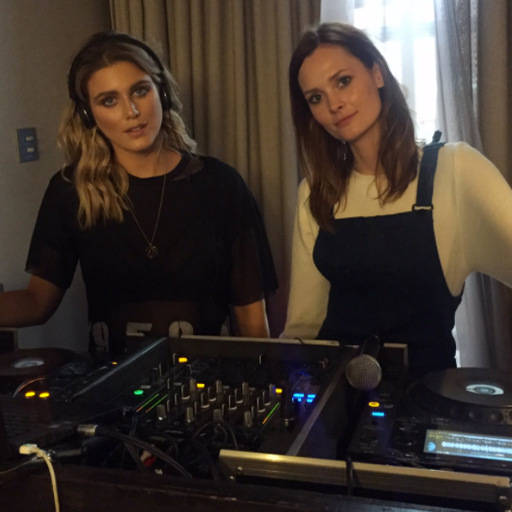 Ashley James + Charlotte de Carle LFW set