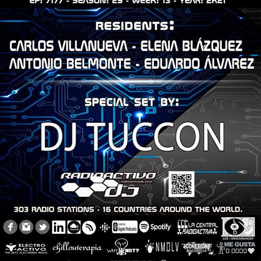 RADIOACTIVO DJ 13-2021 BY CARLOS VILLANUEVA, ANTONIO BELMONTE Y EDUARDO ÁLVAREZ