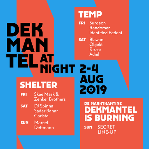 Surgeon at "Dekmantel at Night" @ TEMP (Amsterdam - NL) - 2 August 2019