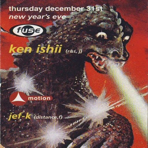 Ken Ishii at "New Years Eve" @ Fuse (Brussel - Belgium) - 31 December 1998