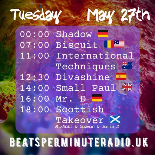Biscuit-Tuesday Drum and Bass Crunch- Live on Beats Per Minute Radio 27.5.2025