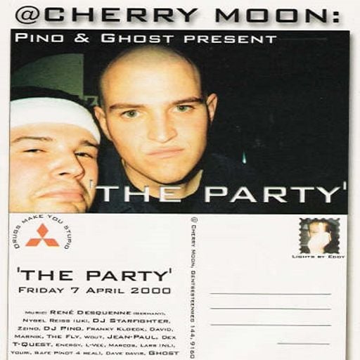Pino at "Pino & Ghost present The Party" @ Cherry Moon (Lokeren - Belgium) - 7 April 2000