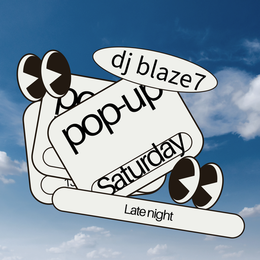 late night Saturday pop up house set