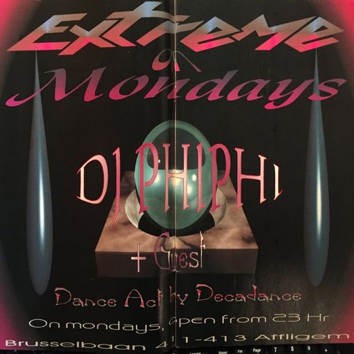 Vince & Phi-Phi at Extreme on Mondays (Affligem - Belgium) - 9 December 1996