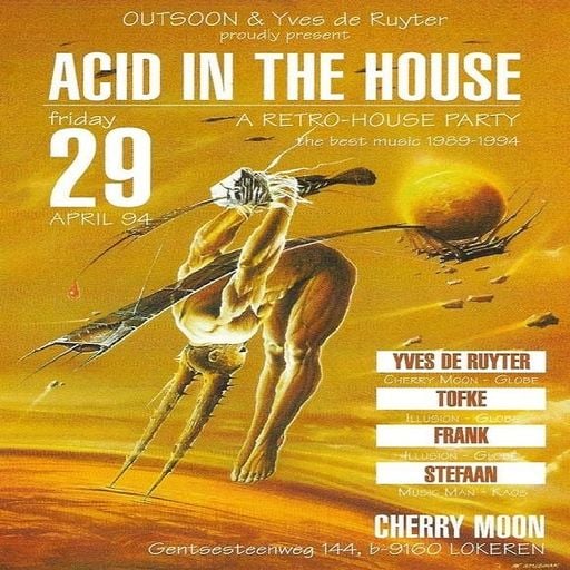 Frank Struyf at "Acid In The House" @ Cherry Moon (Lokeren - Belgium) - 29 April 1994