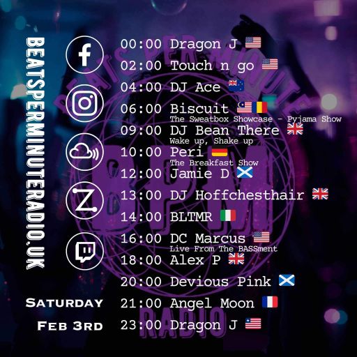 Biscuit-Saturday Pajama Show-Live on Beats Per Minute Radio 3.2.2024