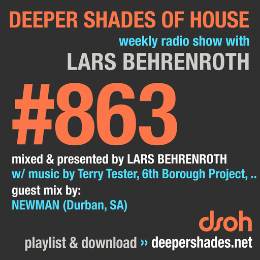 Deeper Shades Of House #863 w/ guest mix by NEWMAN