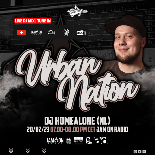 Urban Nation Mixshow | 20.02.2023 | Dj Homealone (NL)
