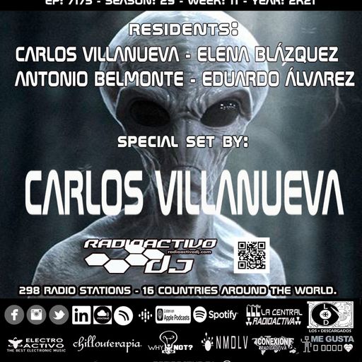 RADIOACTIVO DJ 11-2021 BY CARLOS VILLANUEVA, ANTONIO BELMONTE Y EDUARDO ÁLVAREZ