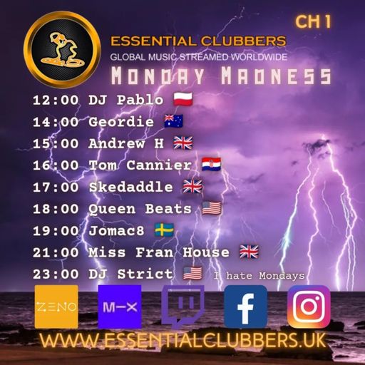 Tom Cannier - Essential Clubbers Radio - Monday Madness - 270223 - Tech House