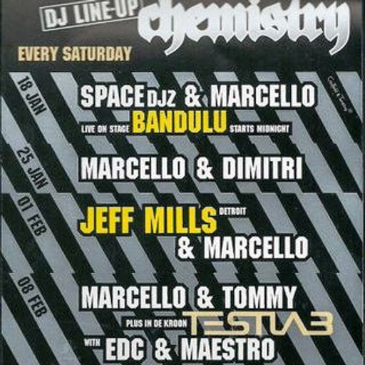 Space DJz & Bandulu LIVE at "Chemistry" @ E-Theatre (Amsterdam - NL) - 18 January 1997