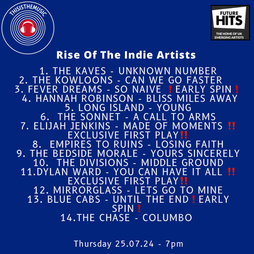 Rise of the Indie Artists 25.07.2024 #83