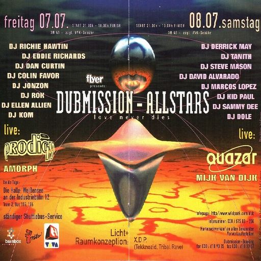 Richie Hawtin at "Subgenious Circus" @ Tempodrom (Berlin - Germany) - 7 July 2000