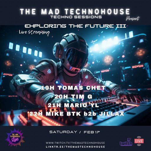 DJ Tomas Chet - LIVE on The Mad Techno House 2024.02.17