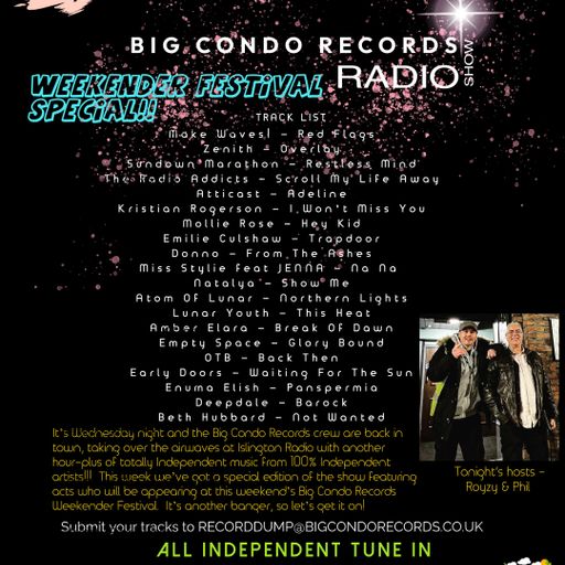 Big Condo Records Radio Show Ep 87 4/6/2025