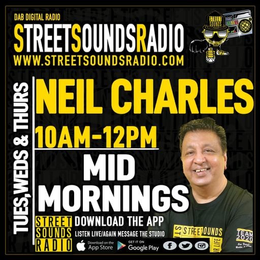 Afternoons with Neil Charles on Street Sounds Radio 1300-160004/01/2022