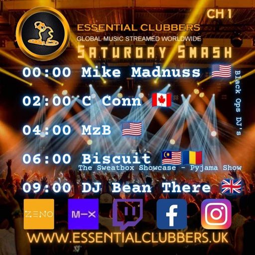 Biscuit-Saturday Pajama Show-Live on Essential Clubbers Radio 3.6.2023