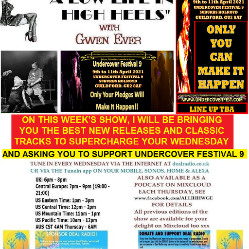 A LOW LIFE IN HIGH HEELS WITH GWEN EVER RADIO SHOW 22ND JULY 2020 EDITION