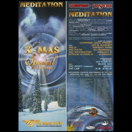 Randall w/ MC Fats, Stevie Hyper D & Navigator - X-Mas Meditation - Connexion, Manheim - 21.12.96
