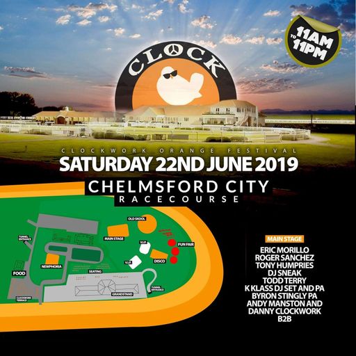 Roger Sanchez at "Clockstock Festival" @ Chelmsford City Racecourse (UK) - 22 June 2019