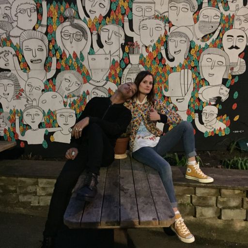 Charlotte de Carle w Rizzle Kicks Friday 13th