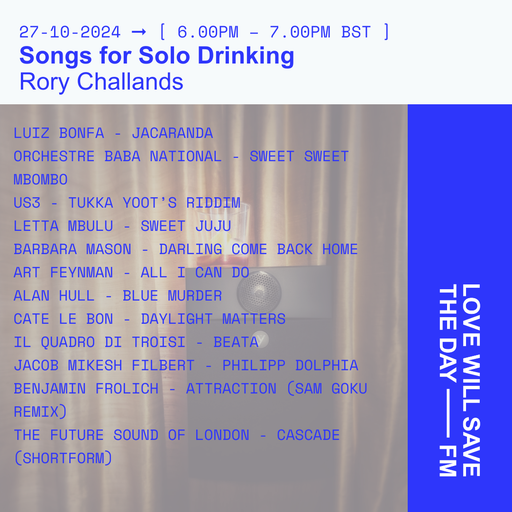 2024-10-27 Songs For Solo Drinking | LWSTD-FM