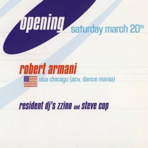 Adam Beyer at "Opening Night" @ Scene (Oudenaarde - Belgium) - 20 March 1999