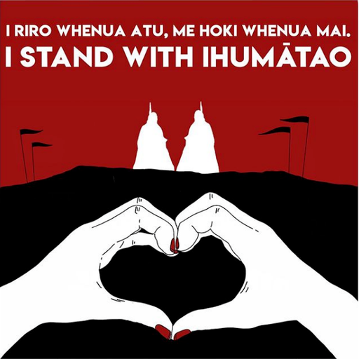 Julia and Nikau for Protect Ihumātao 01-08-19