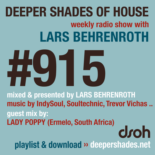 DSOH #915 Deeper Shades Of House w/ guest mix by LADY POPPY