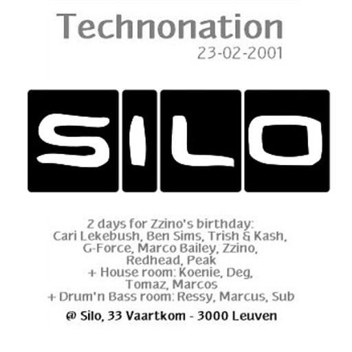 Ben Sims at "Technonation" @ Silo (Leuven-Belgium) - 23 February 2001