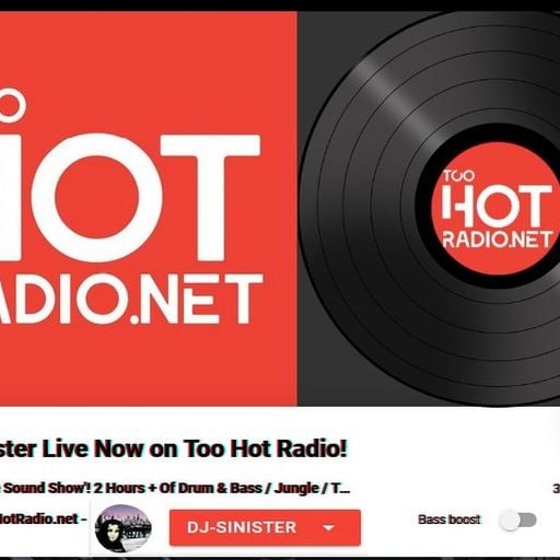 Dj-Sinister - Wide Awake Sound Show - Live Mix for Too Hot Radio - 18-04-2020