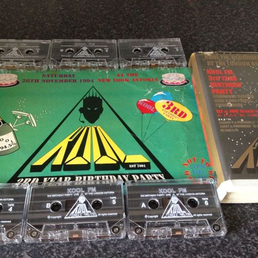 Footloose & Brockie with Det, Moose & Ragga Twins - Kool FM 3rd birthday 26.11.94