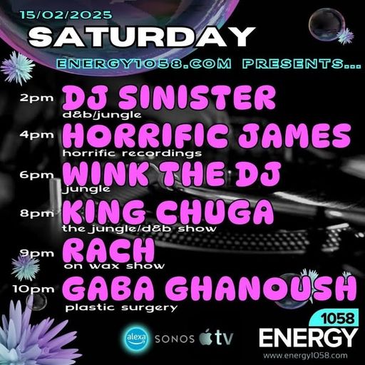 Dj-Sinister - Live On Energy1058 - 15-02-2025