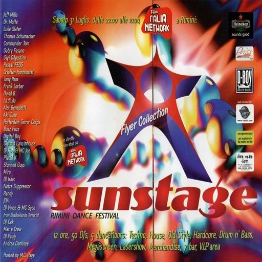 Jeff Mills at "Sunstage Dance Festival" @ Discoteca ECU (Rimini - Italy) - 31 July 1999