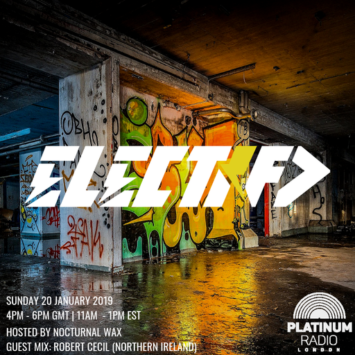 The Electrified Broadcast 065: Backspin with Robert Cecil (Sunday 20 January 2019 @ 4PM)