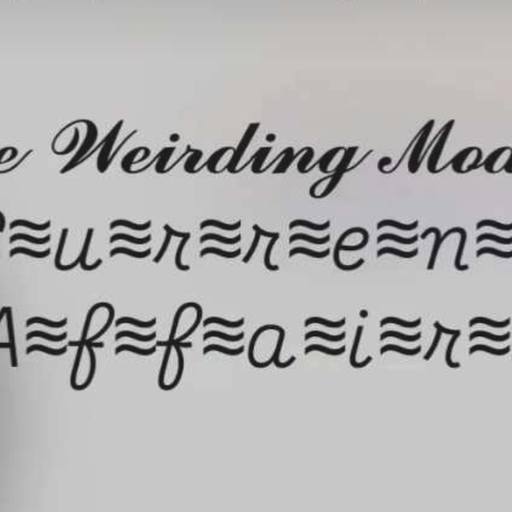 The Weirding Module - ≋c≋u≋r≋r≋e≋n≋t≋ ≋a≋f≋f≋a≋i≋r≋s≋ 22.03.2025