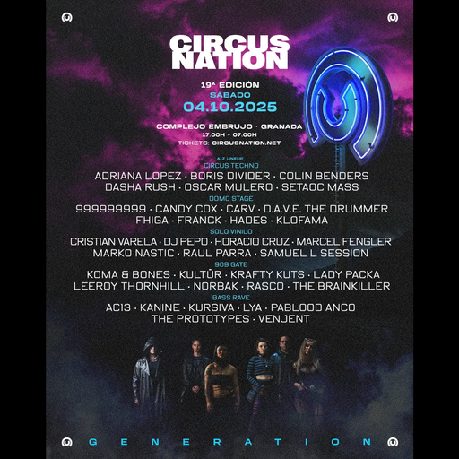 DJ Pepo (vinyl set) at Circus Nation Festival (Granada-Spain) - 4 October 2025