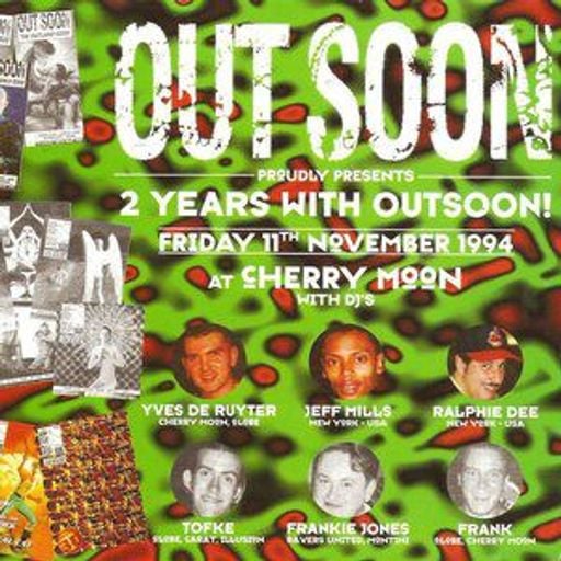 Jeff Mills at "2 Years Out Soon" @ Cherry Moon (Lokeren - Belgium) - 11 November 1994