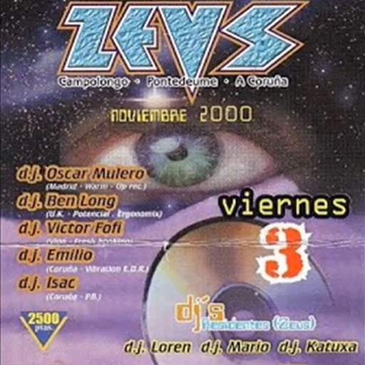 Ben Long at Zeus Techno Club (Pontedeume - Spain) - 3 November 2000