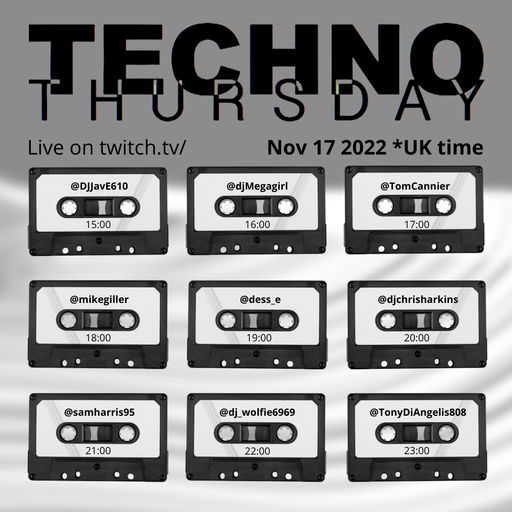 Tom Cannier - Techno Thursday - 17-11-22