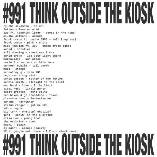 #991 NEW SCHOOLBOY Q | WAHID | BODHI | DJ MANNY | MULHOLLAND | UNKNOWN MOBILE | MIKAHL ANTHONY