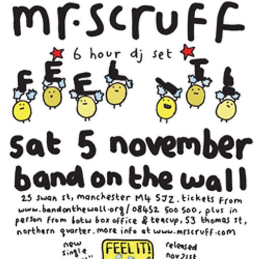 Mr Scruff live DJ mix from Band On The Wall, Manchester, Saturday November 5th 2011