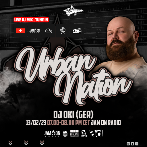 Urban Nation Mixshow | 13.02.2023 | Dj Oki (GER)